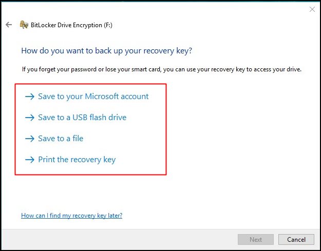 Enable Full Disk Encryption in Windows 10