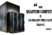 Google's D-Wave 2X Quantum Computer 100 Million Times Faster Than a PC