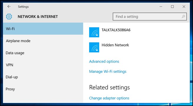 all settings windows 10