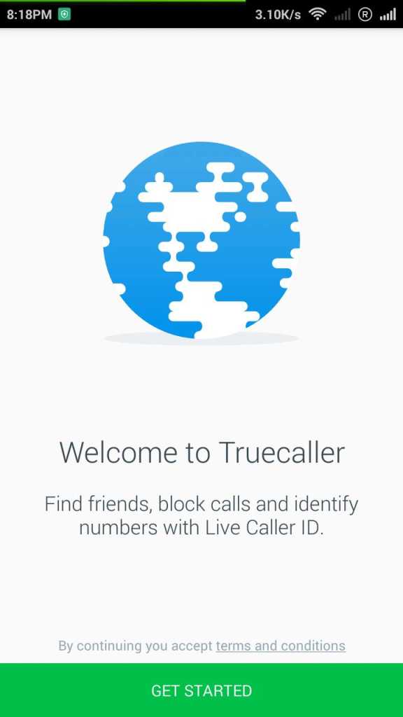 True Caller via HP Android