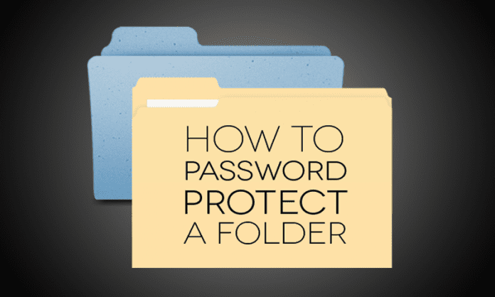 Create a Password Protected Folder Without any Software