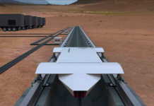 Hyperloop Super-Fast Transport Vehicle