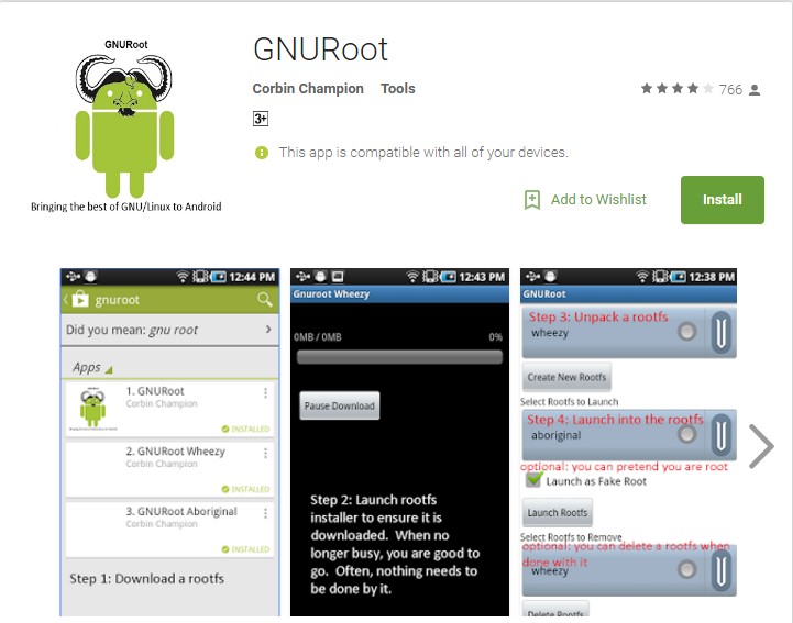 Nainstalujte Linux na telefon Android bez rootování