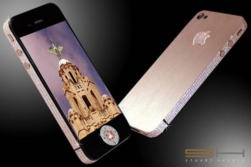 En Pahalı Akıllı Telefonlar - Diamond Rose iPhone 4 32GB