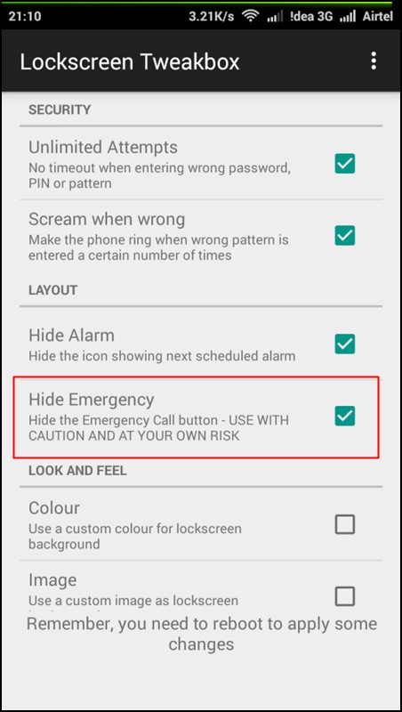 How to Remove  Emergency Call  Button from Android Lock Screen - 60