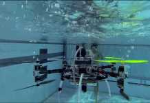 US Navy Drone Transitions From Air To Water And Water To Air