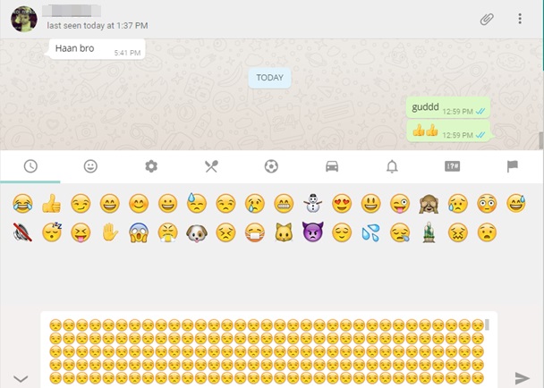 How To Crash Someone's Whatsapp By Sending Lots Of Smileys