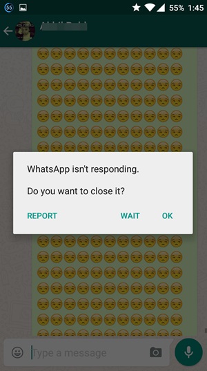 Whatsapp carash2