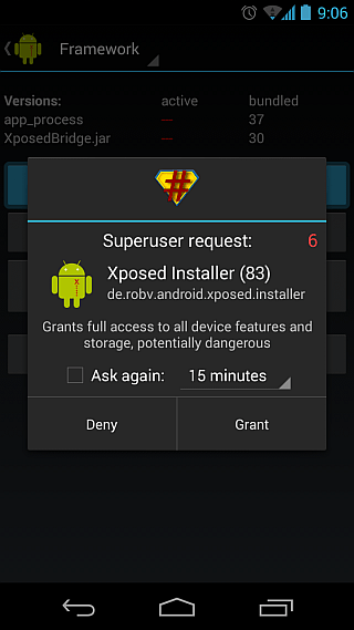 Instalace Xposed Installer přímo z Apk