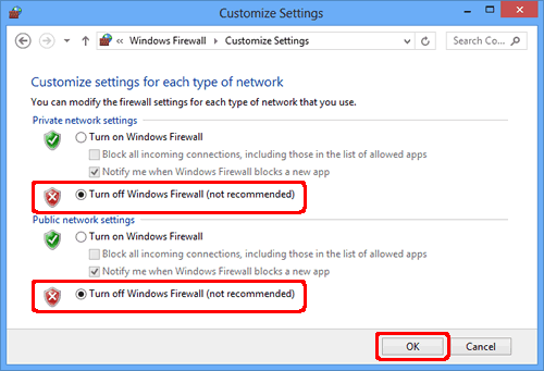 Disable Antivirus And Firewall on your PC
