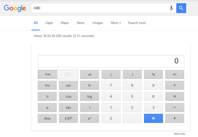 Google Calculator