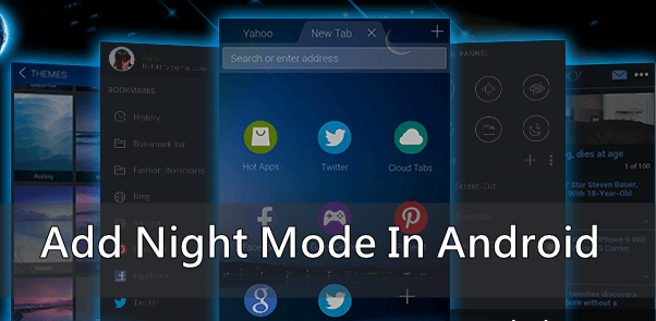 Add Night Mode Feature In Your Android