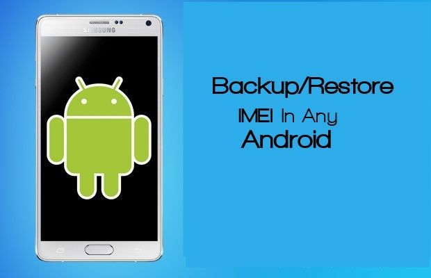 Backup and Restore IMEI in Rooted Android
