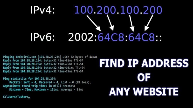 How to Find Server's IP Address of Any Website