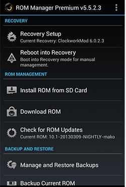 Rom Manager