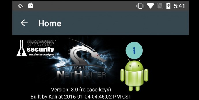 Kali NetHunter 3.0 Android Mobile Penetration Testing Platform Released