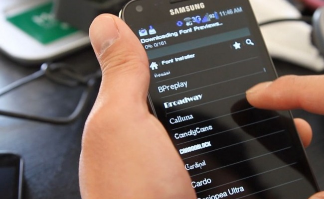How To Set A Different Font For Each Android App