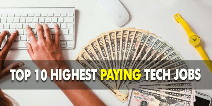 Os 10 empregos de tecnologia mais bem pagos
