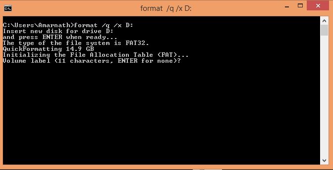 How To Format Pendrive Using Command Prompt In Windows - 77