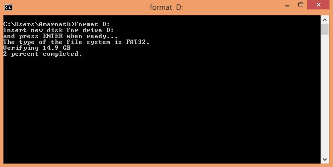 How To Format Pendrive Using Command Prompt In Windows - 65