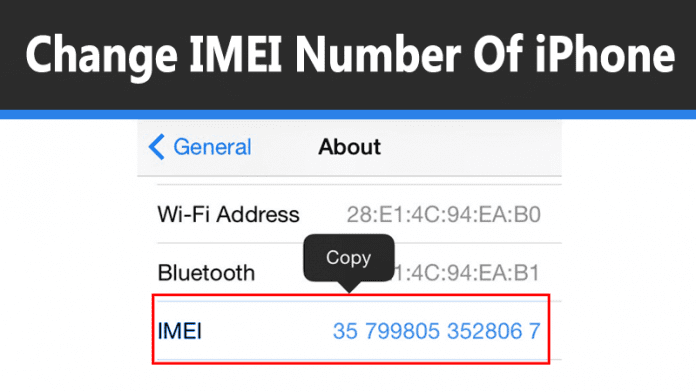 Change IMEI Number Of iPhone