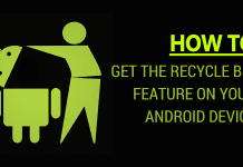 Add Recycle Bin Feature On Android