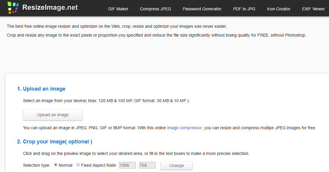 resize images without losing quality