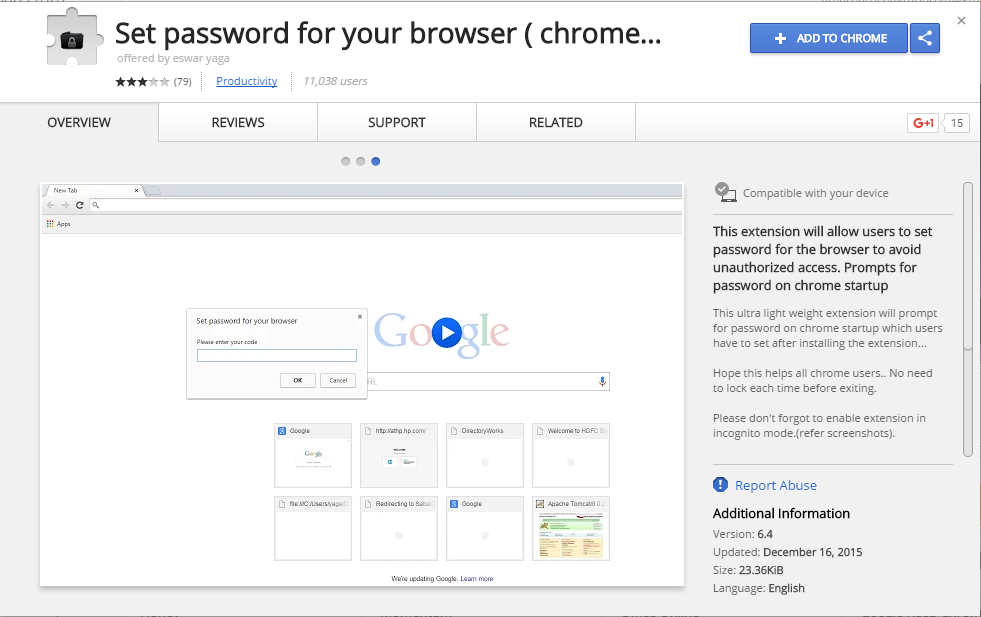 Chraňte prohlížeč Google Chrome heslem