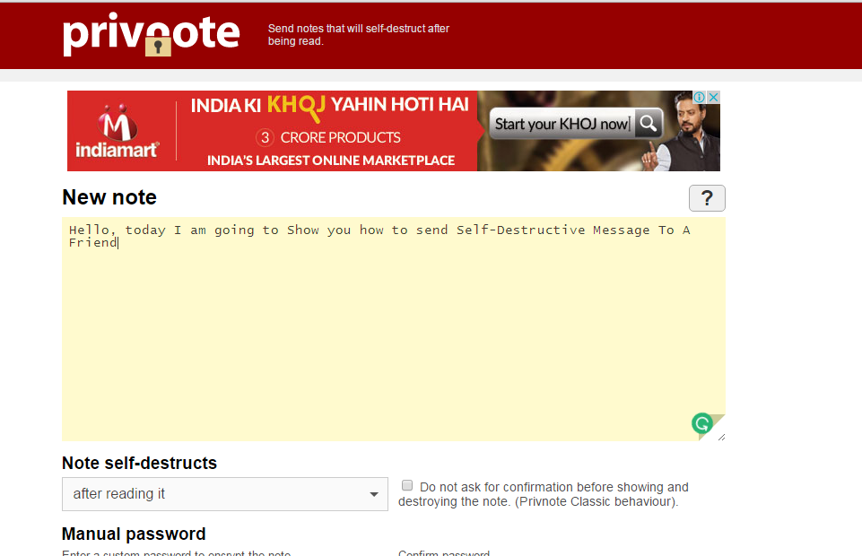 How To Send Self Destructive Messages To Your Friends - 9