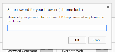 Protect Google Chrome Browser With Password