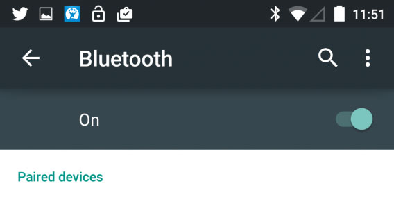 Kapcsolja ki a Bluetooth-t