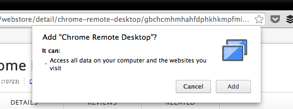 Chrome Remote Desktop 