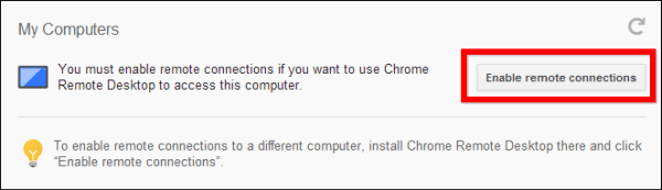 Chrome Remote Desktop 