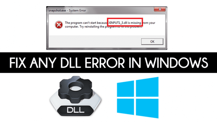 How To Fix Any DLL Error In Windows
