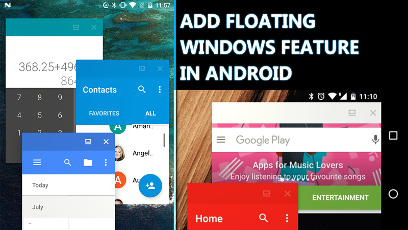 android floating window