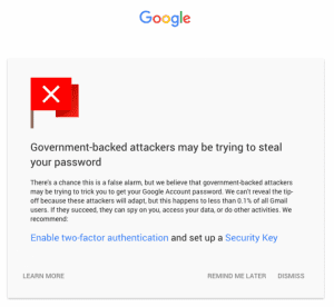 Google Alert For The Invasion By Government Hackers - 7