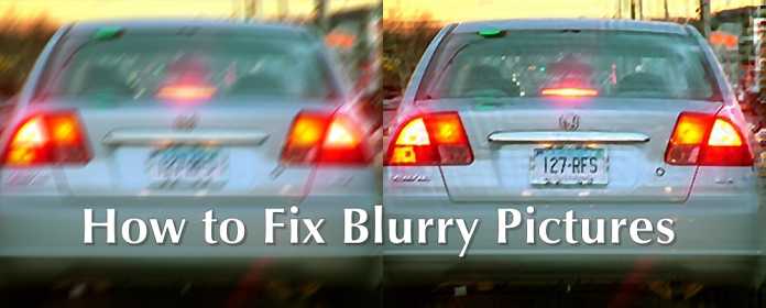 How to Fix Blurry Pictures