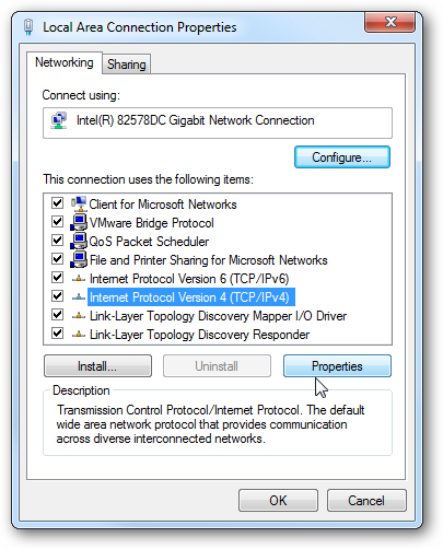 Using Network Setting