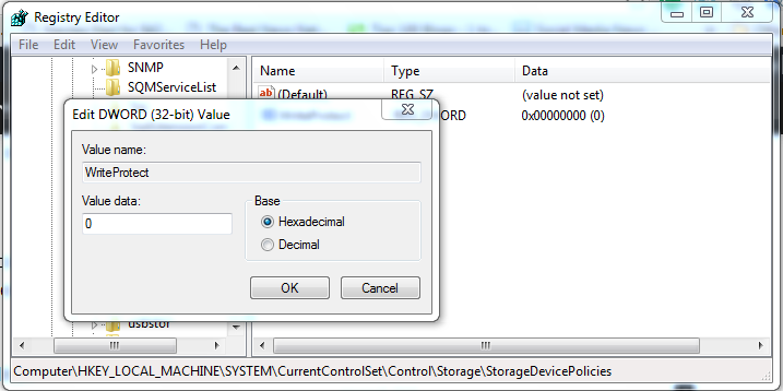 Using Registry Editor