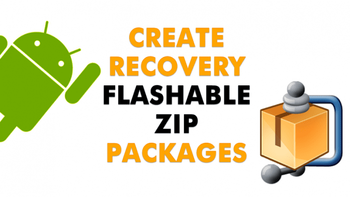 Jak vytvořit obnovovací Flashable ZIP pro aplikace pro Android