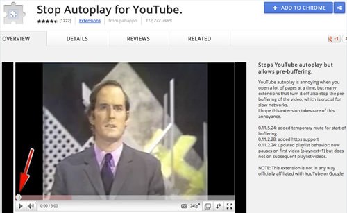 Stop Autoplay for YouTube