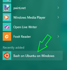 Bash on Ubuntu on Windows