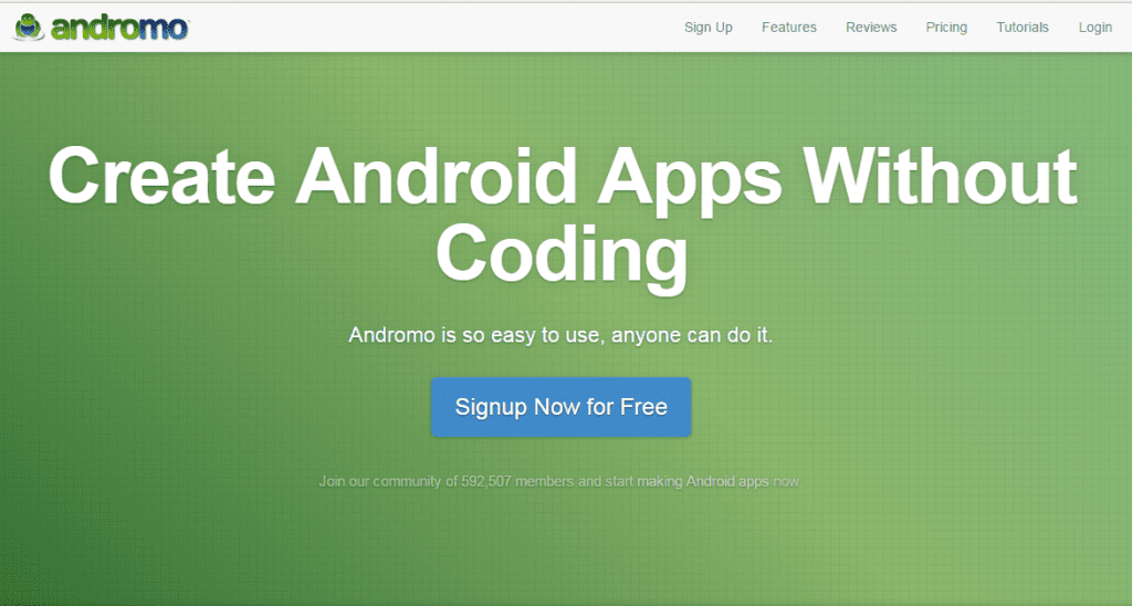 make android app without coding