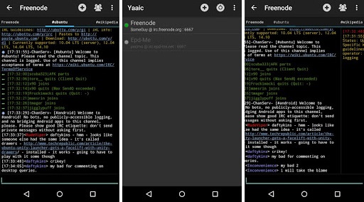 Nejlepší klienti IRC (Internet Relay Chat) pro Android