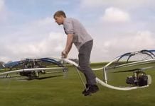Crazy Inventor Builds An Extraordinary Flying Hoverbike