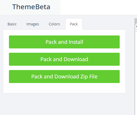 Pack and Download