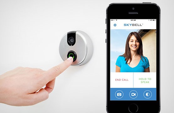 SkyBell Wi-Fi Video Doorbell with iOS android app