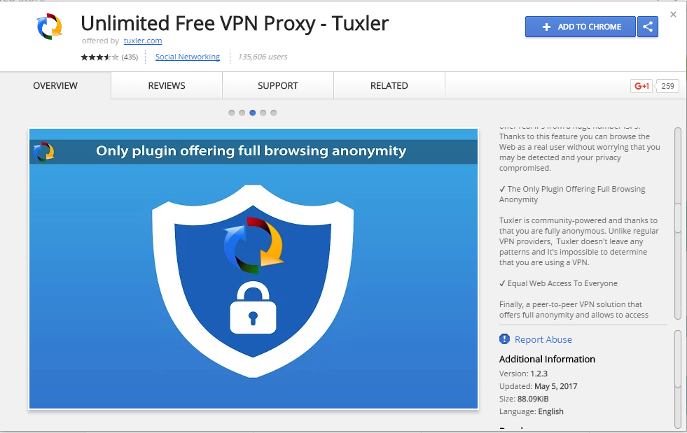 betternet unlimited free vpn proxy chrome extension