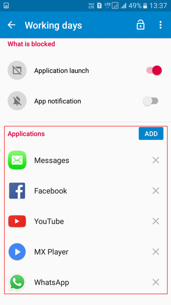 How To Block Apps For Particular Time on Android - 46