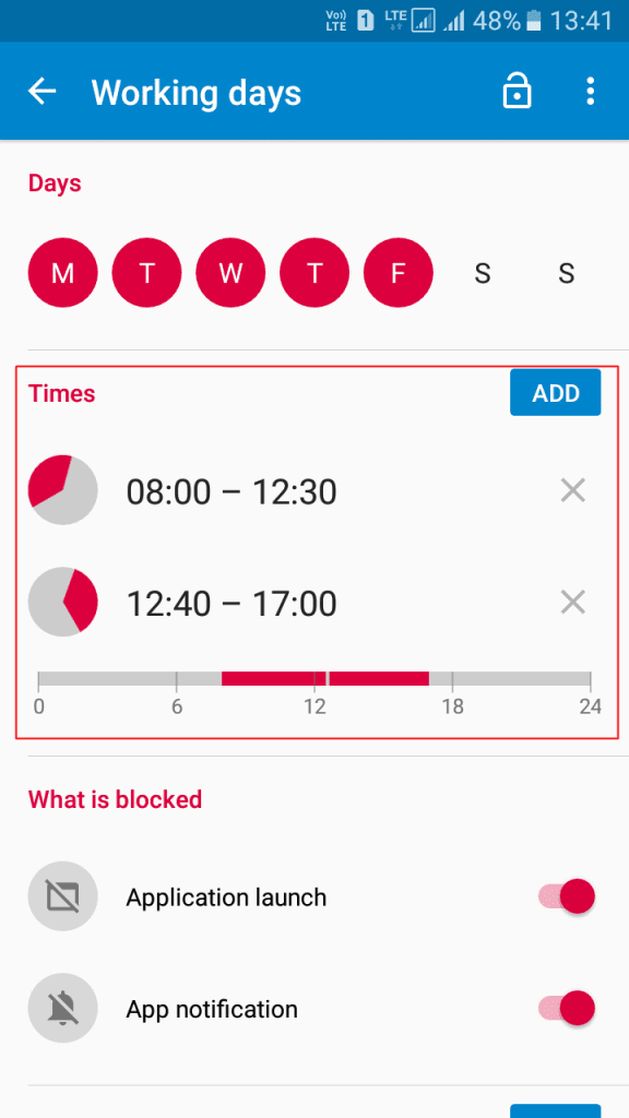 How To Block Apps For Particular Time on Android - 46